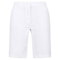 White - Side - Regatta Womens-Ladies Bayla Chino Shorts