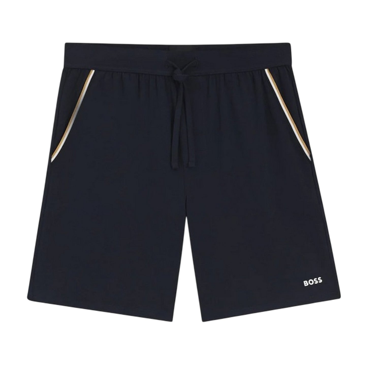 Dark Blue - Front - Boss Mens Unique Pyjama Shorts