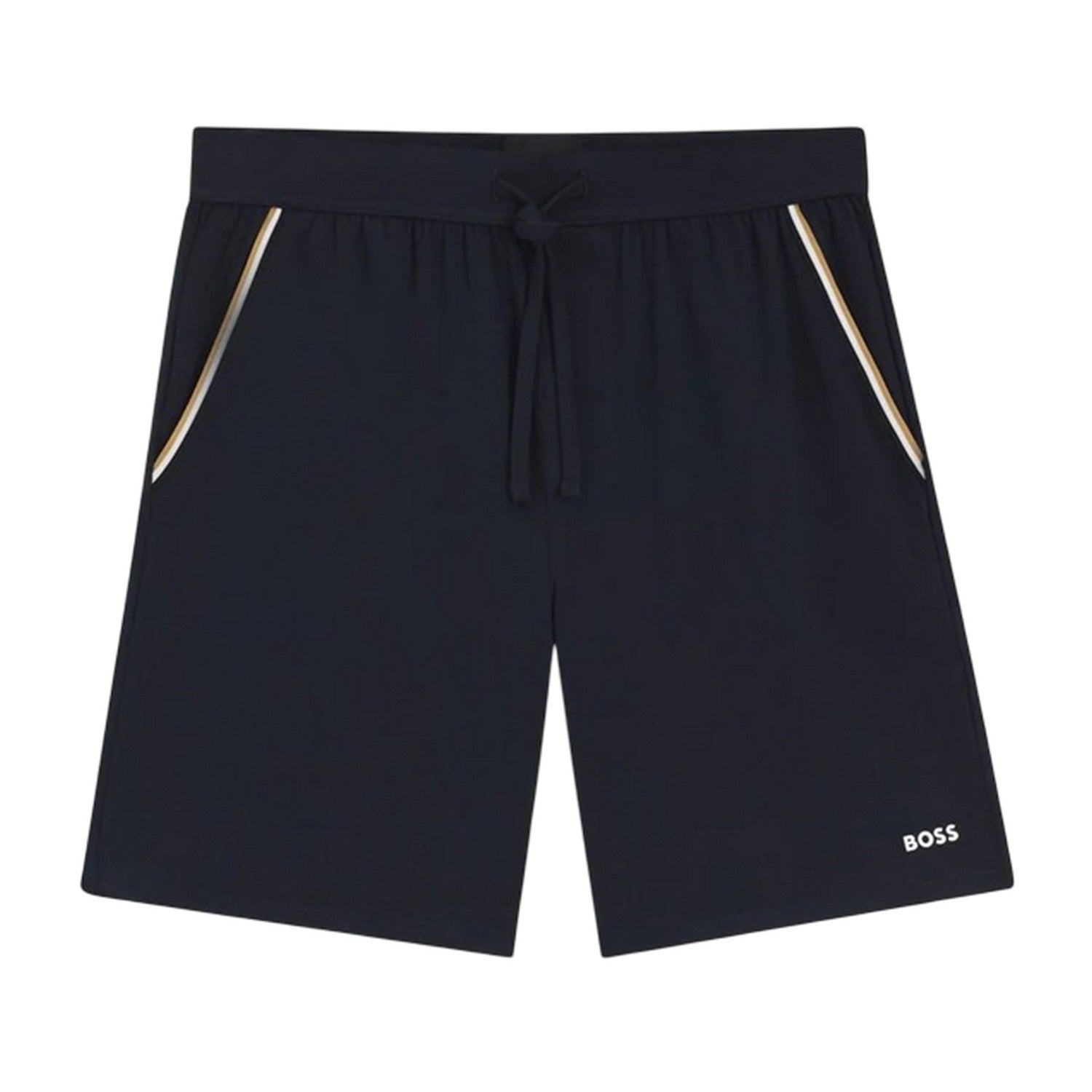 Dark Blue - Front - Boss Mens Unique Pyjama Shorts