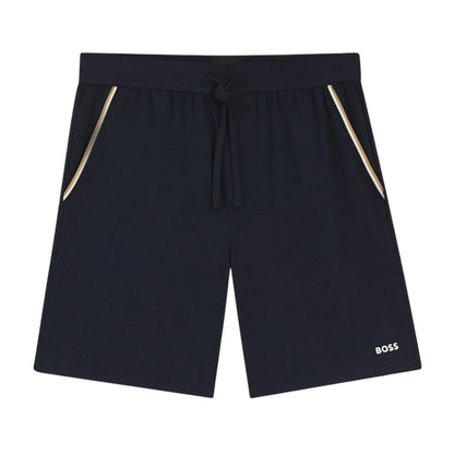 Dark Blue - Front - Boss Mens Unique Pyjama Shorts