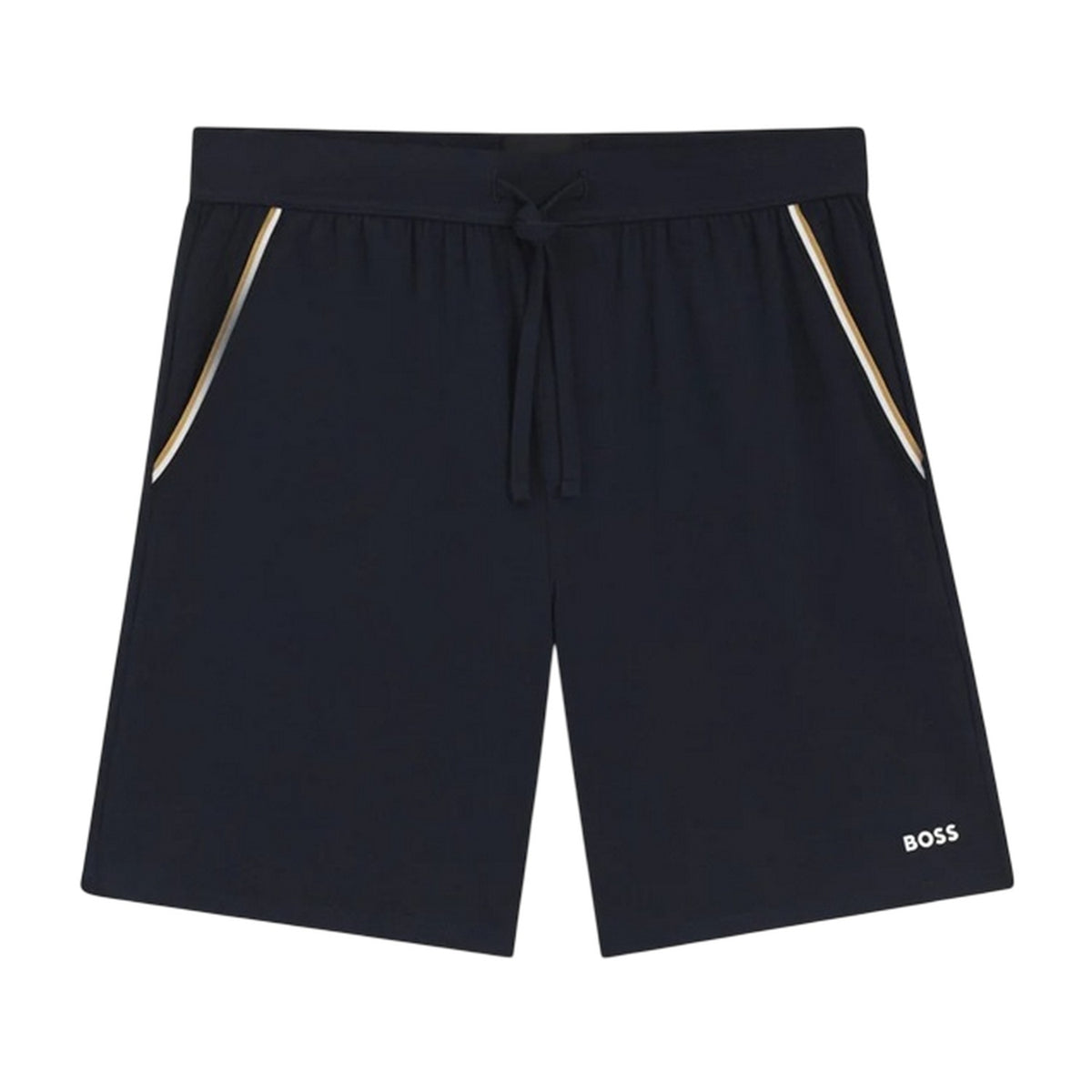 Dark Blue - Front - Boss Mens Unique Pyjama Shorts