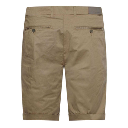 Beige - Back - Replay Mens Chino Shorts