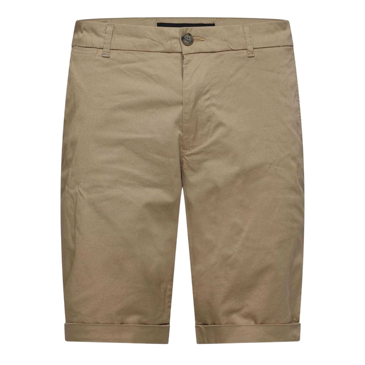 Beige - Front - Replay Mens Chino Shorts