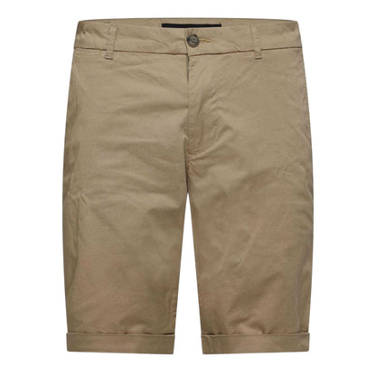 Beige - Front - Replay Mens Chino Shorts
