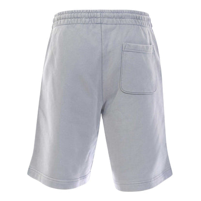 Blue - Back - Hugo Mens Cotton Logo Relaxed Fit Shorts
