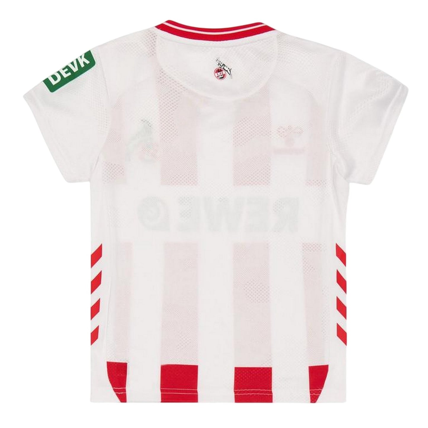 White-Red - Back - Hummel Childrens-Kids 2025-2026 Home Jersey