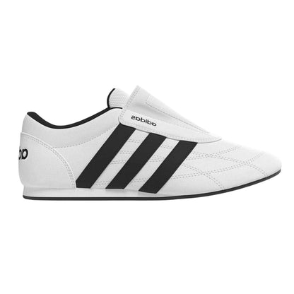 White-Black - Front - Adidas Womens-Ladies Tekwen Slip-on Trainers