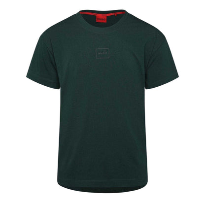 Green - Front - Hugo Mens Laze Short-Sleeved Pyjama Top