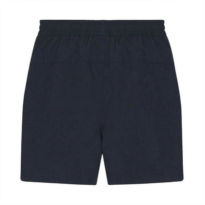 Navy - Back - Lyle & Scott Boys Plain Swim Shorts