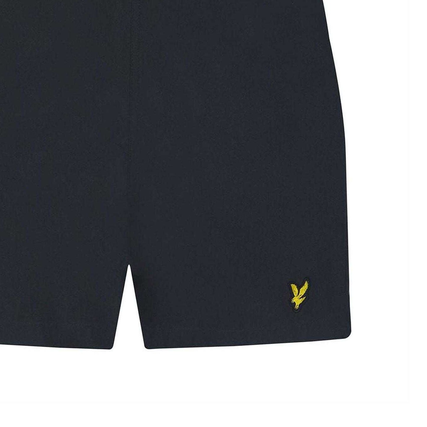 Navy - Side - Lyle & Scott Boys Plain Swim Shorts