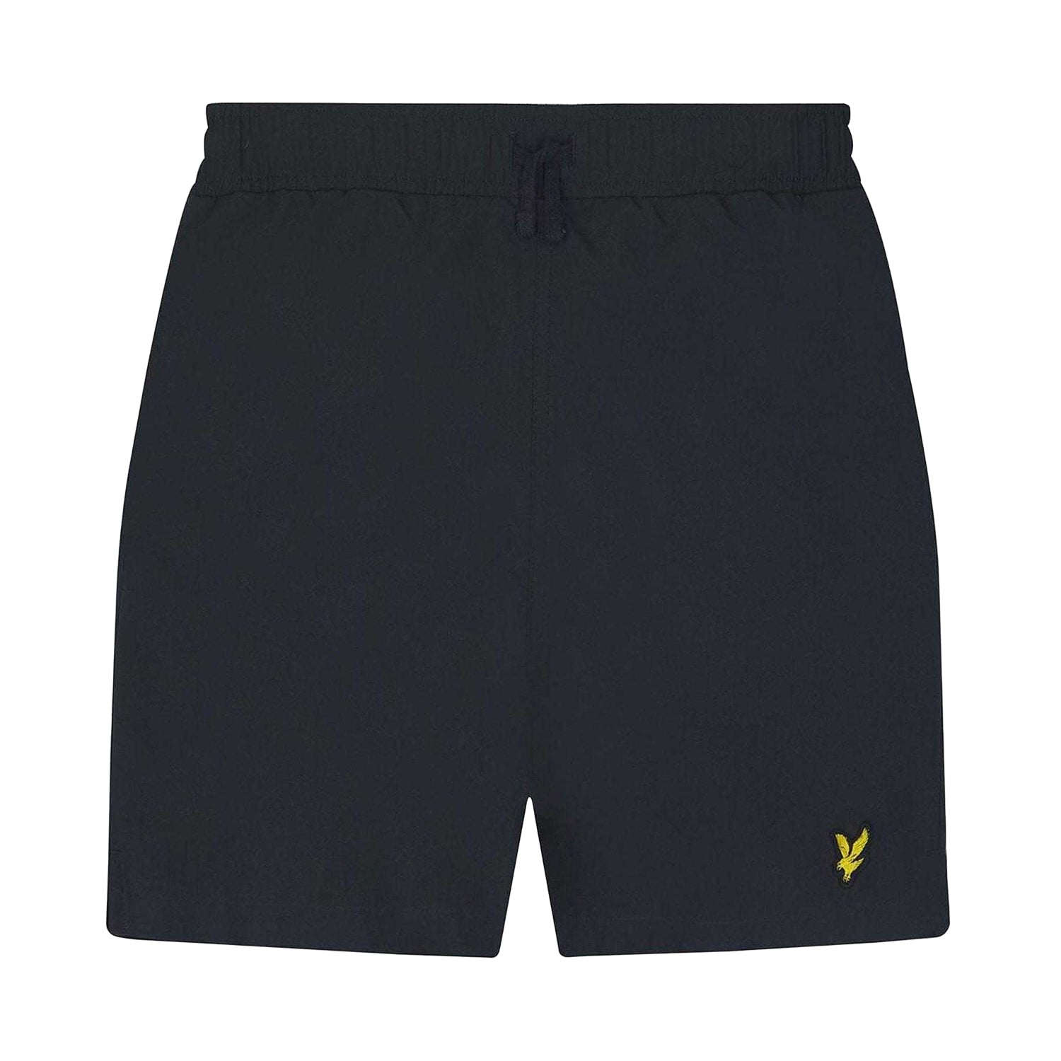 Navy - Front - Lyle & Scott Boys Plain Swim Shorts
