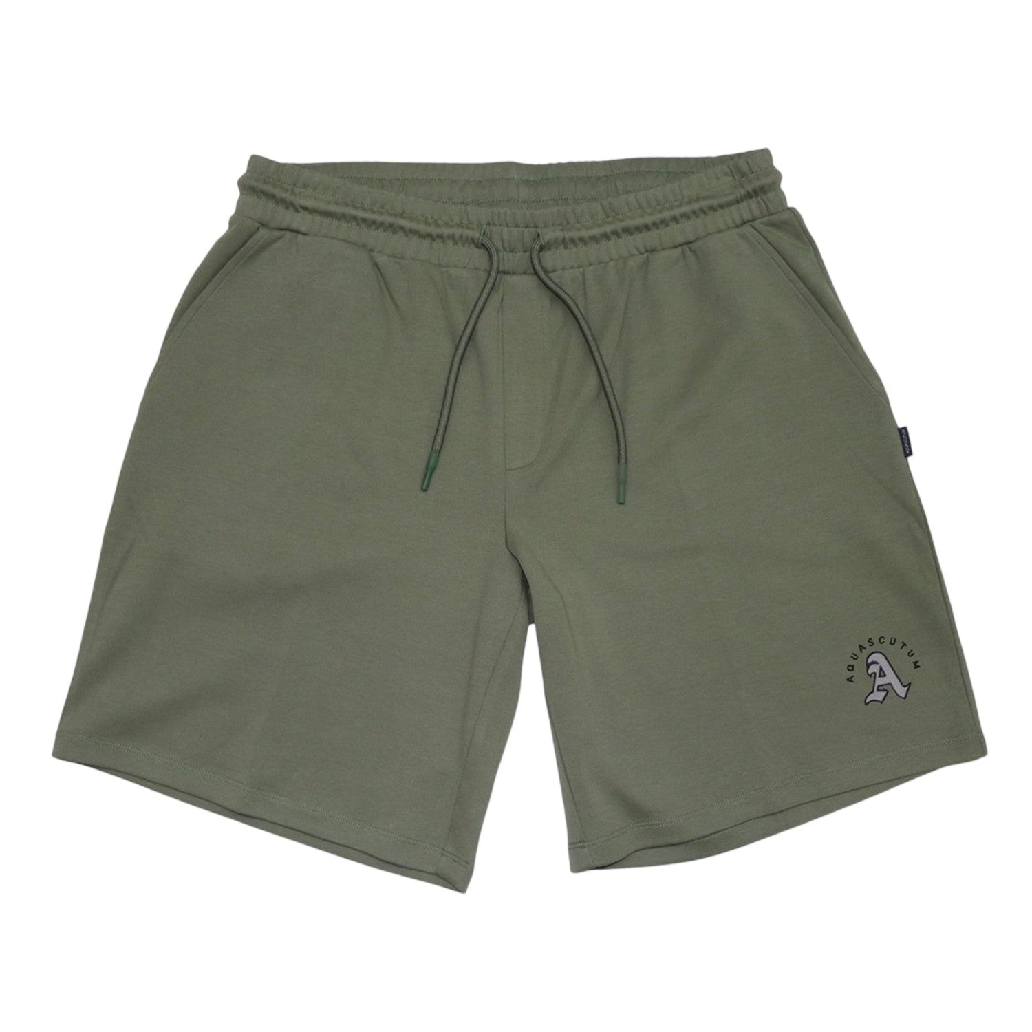 Military Green - Front - Aquascutum Mens Sweat Shorts