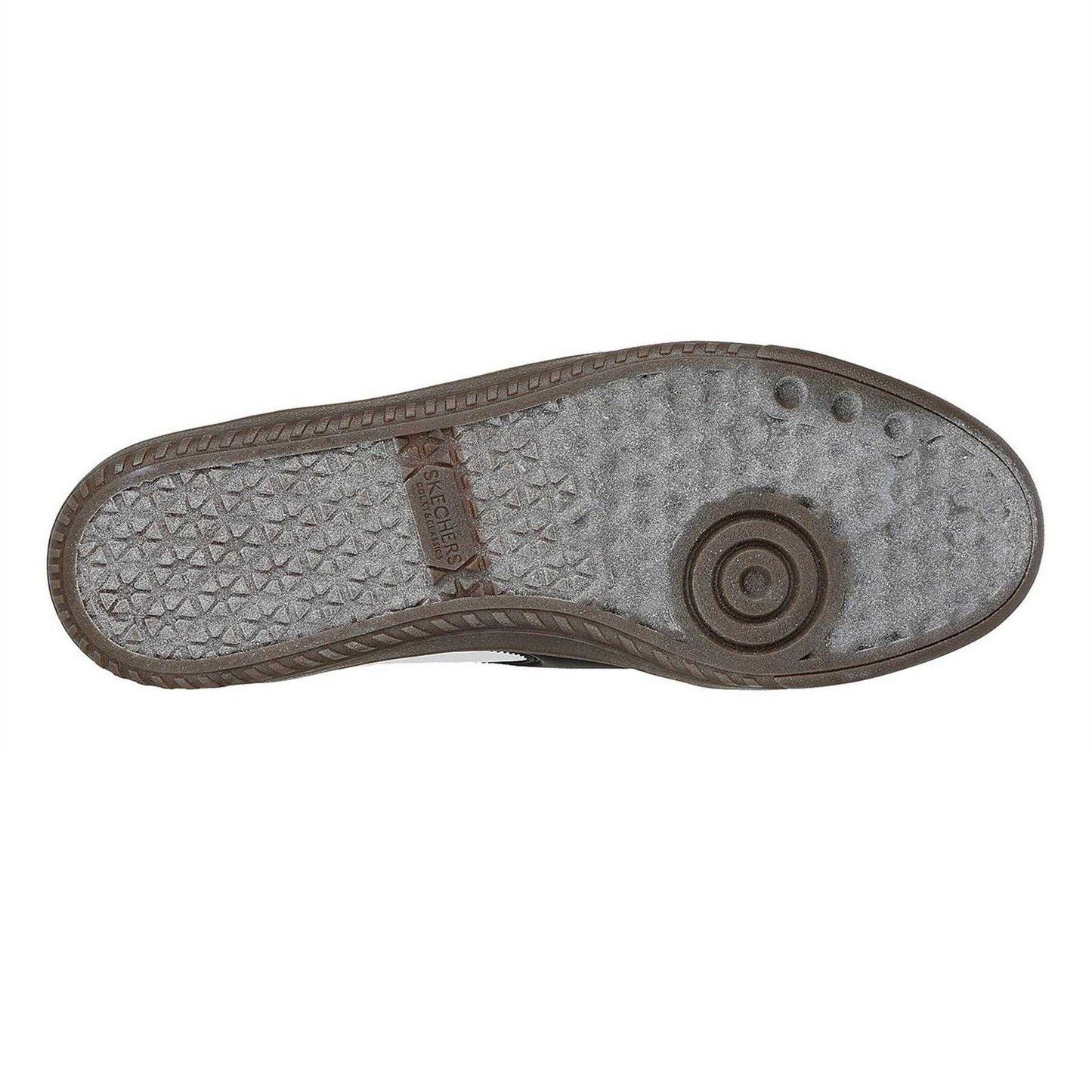 White-Black - Back - Skechers Mens Hotshot Leather Trainers