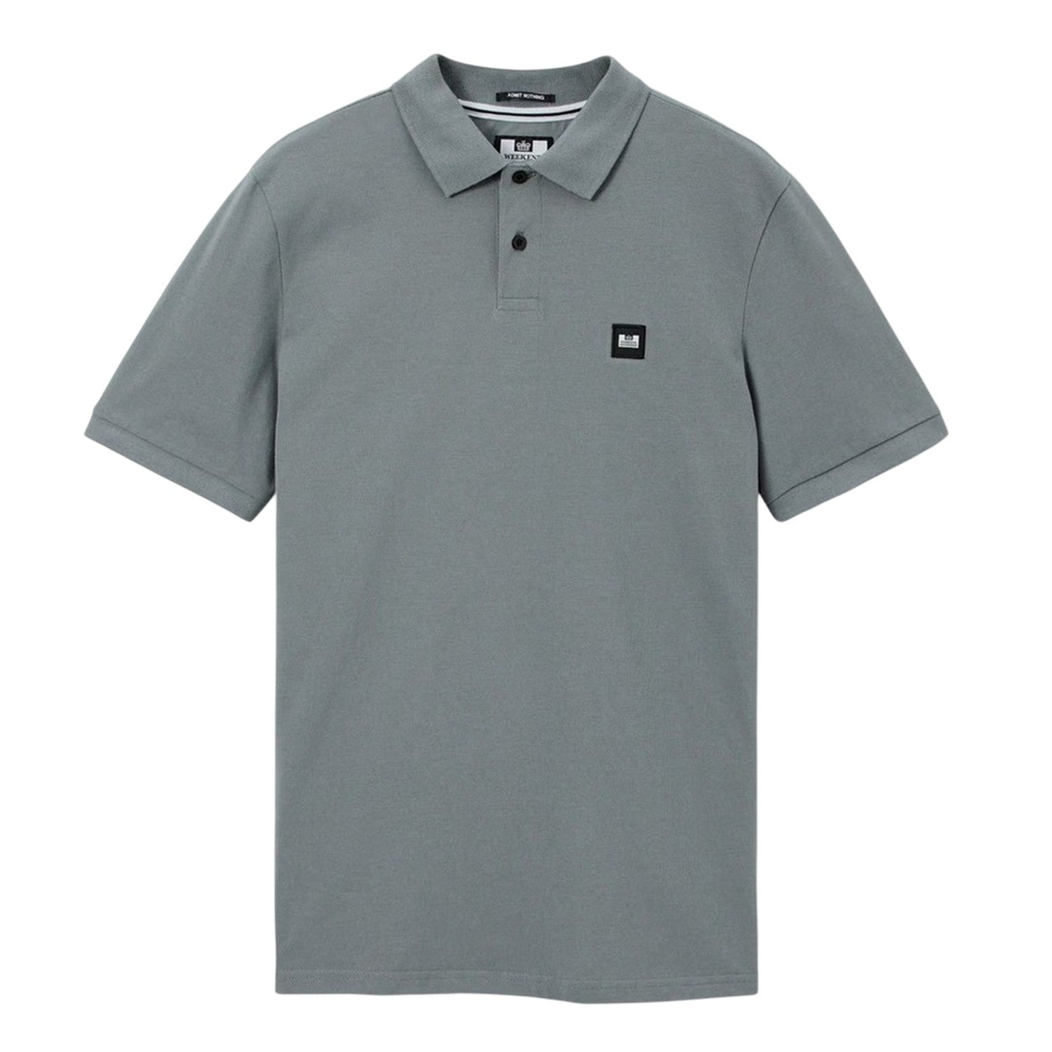 Grey - Front - Weekend Offender Mens Caneiros Polo Shirt