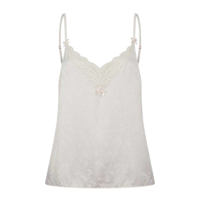 Pink - Front - Ted Baker Womens-Ladies V Neck Regular Sleeveless Pyjama Top