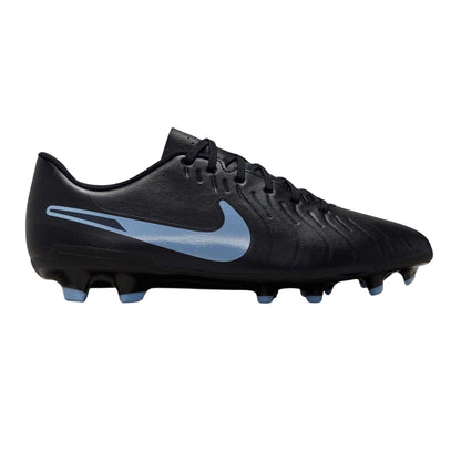 Black - Front - Nike Mens Tiempo Legend 10 Synthetic Leather Firm Ground Football Boots