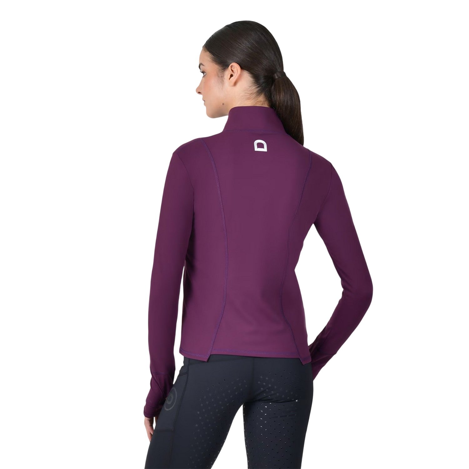 Purple Violet - Back - Dublin Womens-Ladies Logo Full Zip Jacket