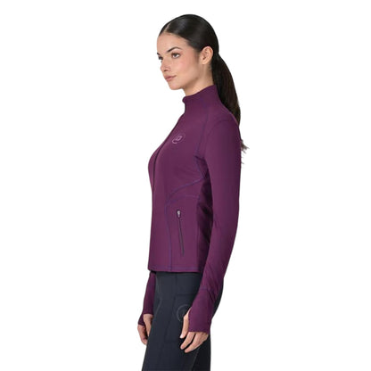 Purple Violet - Side - Dublin Womens-Ladies Logo Full Zip Jacket