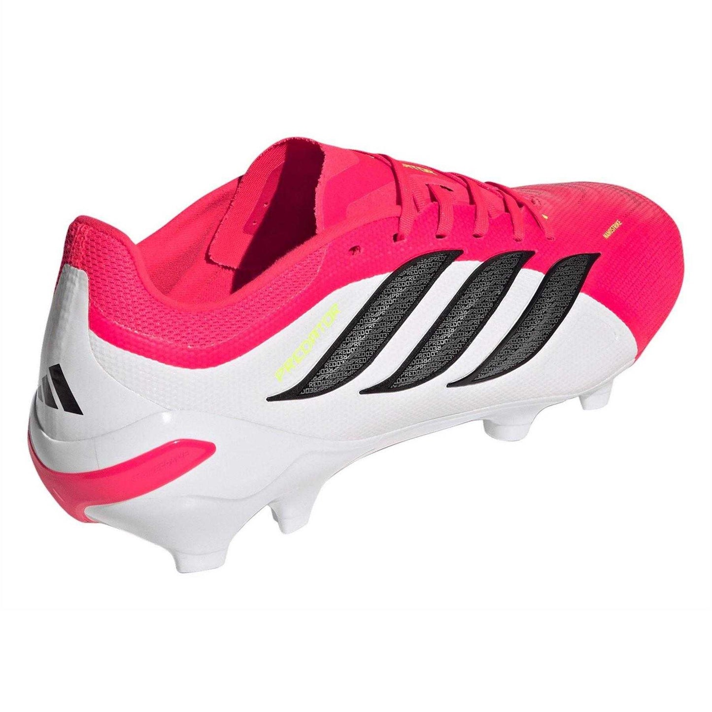 Red-White - Back - Adidas Mens Predator League Firm Ground Football Boots