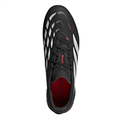 Black-Red - Lifestyle - Adidas Mens Predator League Firm Ground Football Boots