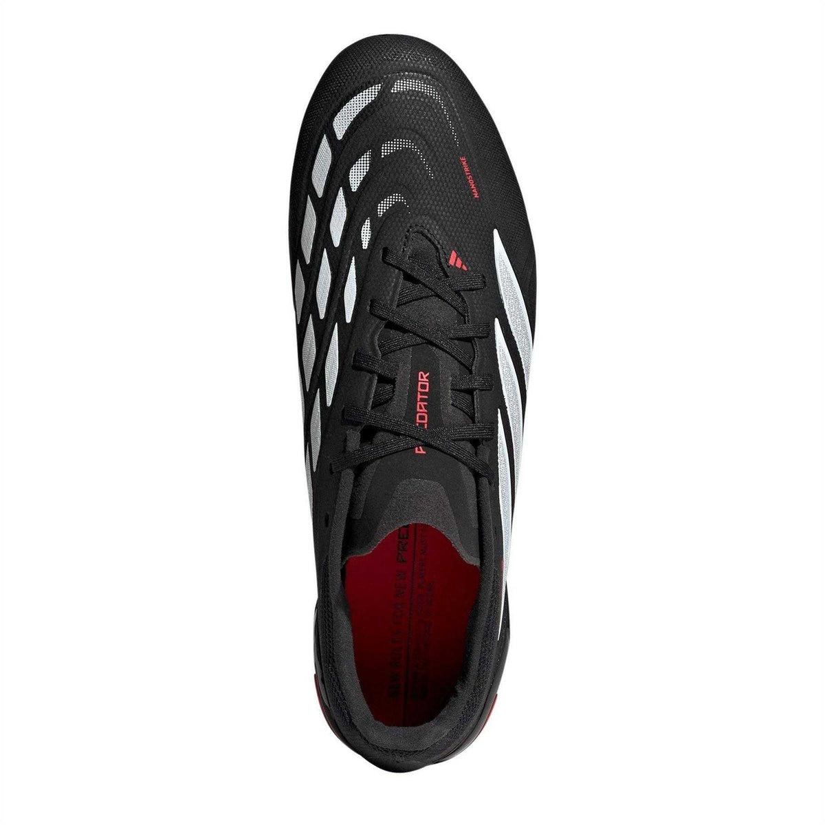 Black-Red - Lifestyle - Adidas Mens Predator League Firm Ground Football Boots