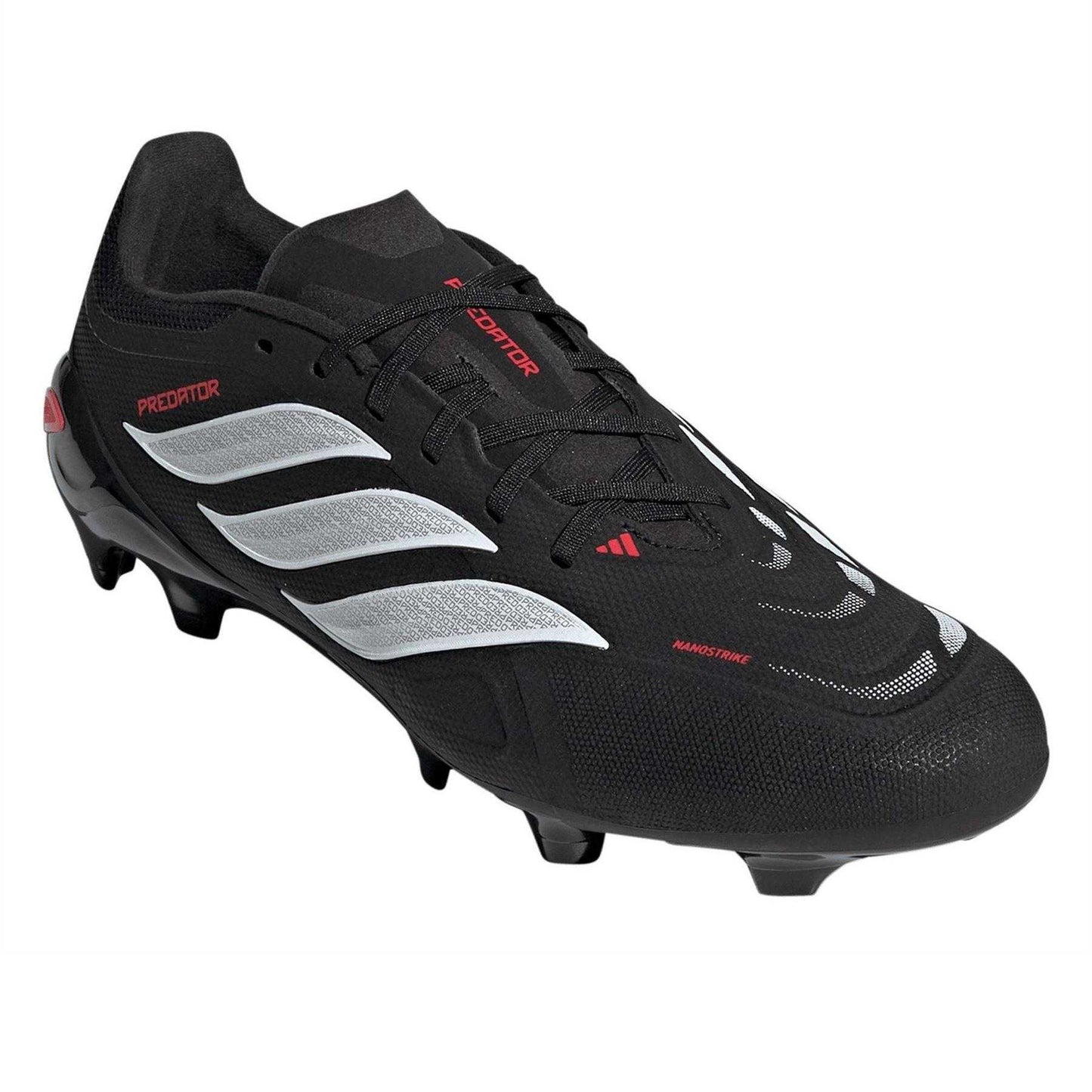 Black-Red - Pack Shot - Adidas Mens Predator League Firm Ground Football Boots