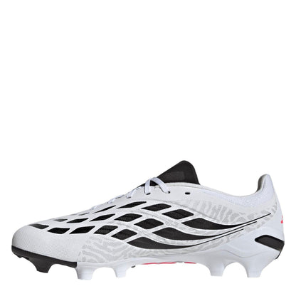 White-Coral - Back - Adidas Mens Predator League Firm Ground Football Boots