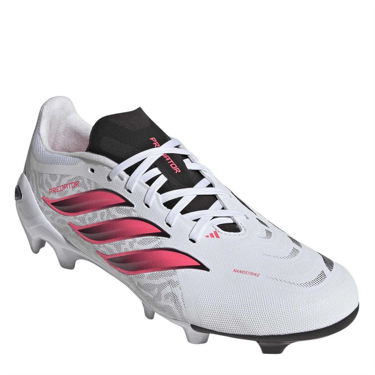 White-Coral - Lifestyle - Adidas Mens Predator League Firm Ground Football Boots