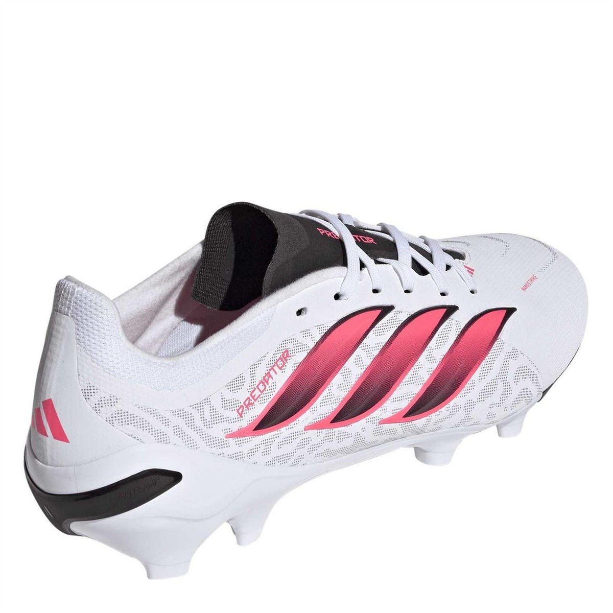 White-Coral - Pack Shot - Adidas Mens Predator League Firm Ground Football Boots