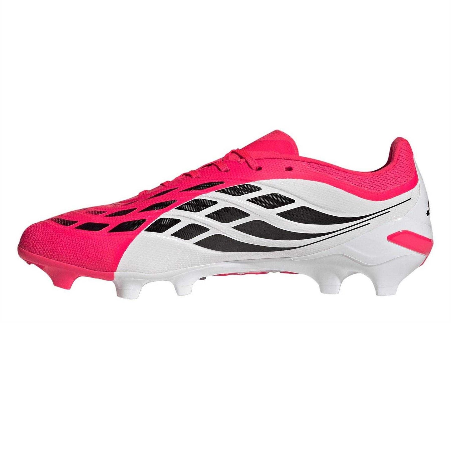 Red-White - Side - Adidas Mens Predator League Firm Ground Football Boots