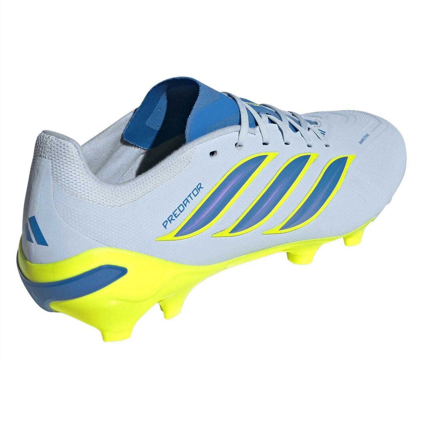 Blue-Yellow - Back - Adidas Mens Predator League Firm Ground Football Boots