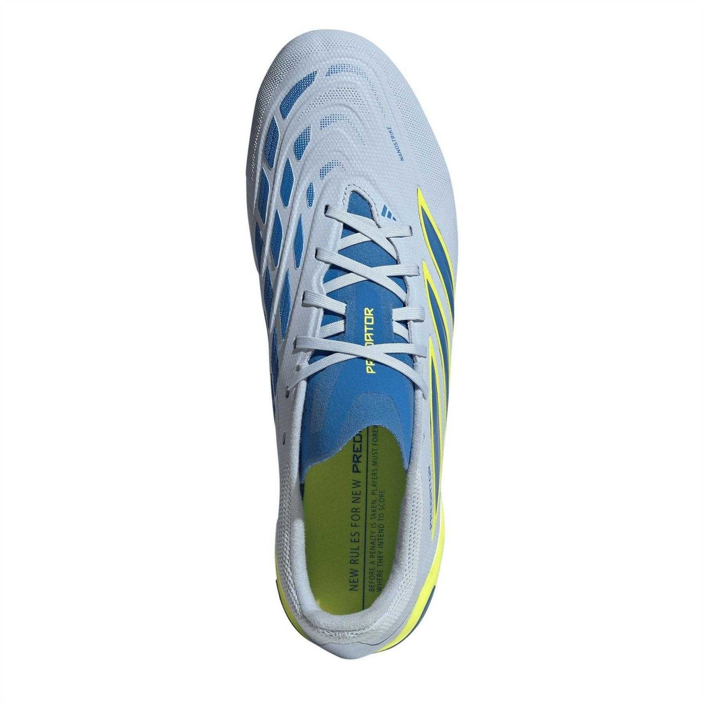 Blue-Yellow - Lifestyle - Adidas Mens Predator League Firm Ground Football Boots