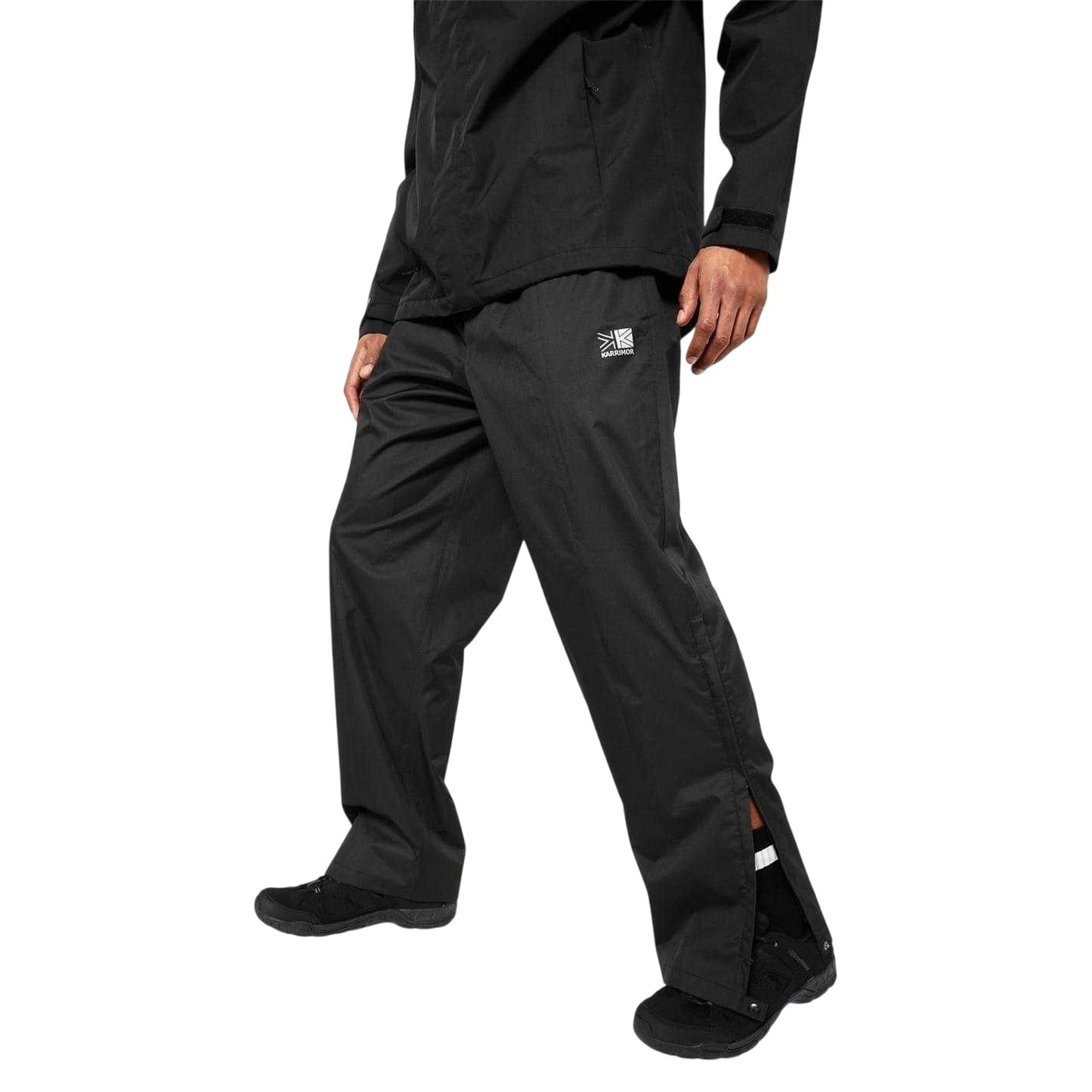 Black - Side - Karrimor Mens Sierra Waterproof Trousers