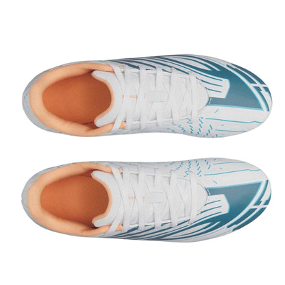 White-Blue-Orange - Lifestyle - Under Armour Childrens-Kids Shadow Select 4 Firm Ground Football Boots