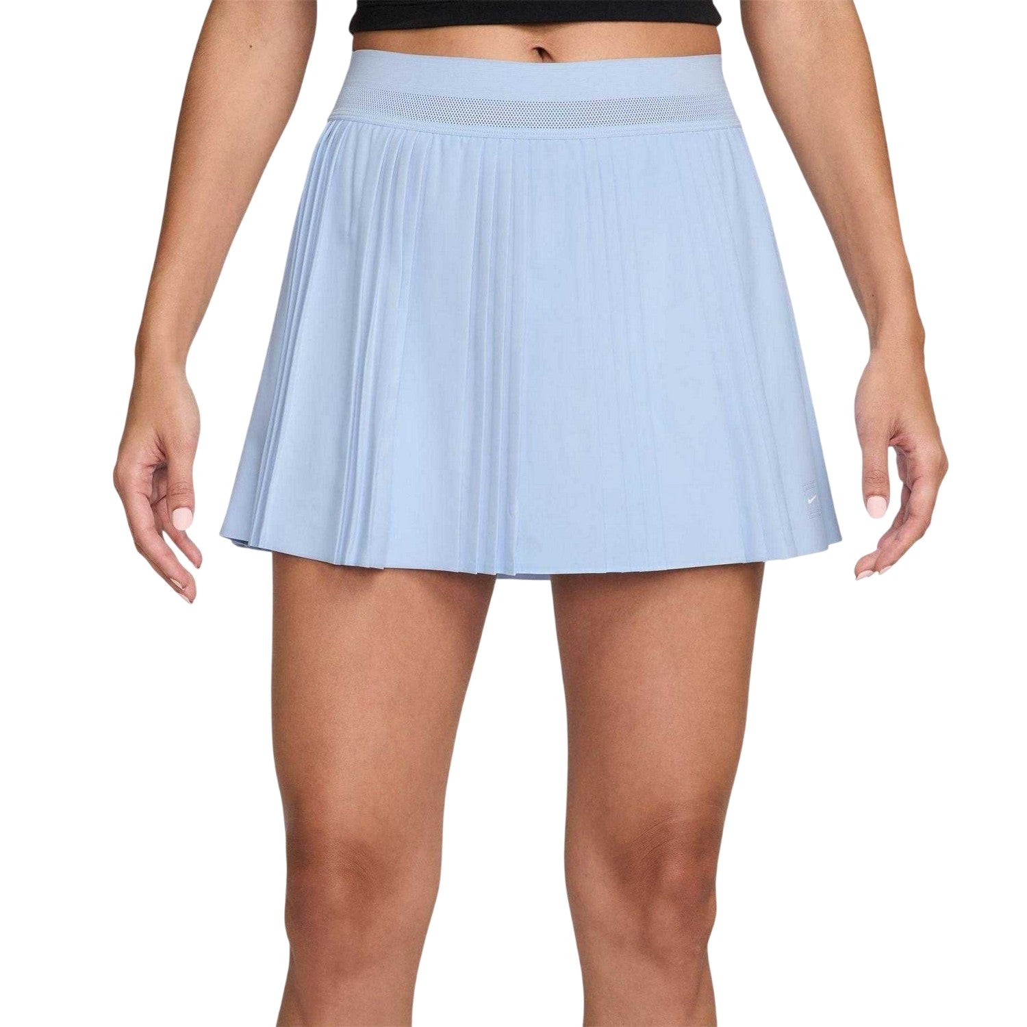 Blue-White - Front - Nike Womens-Ladies Advantage Ace Logo Dri-FIT Skirt