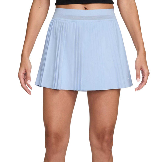 Blue-White - Front - Nike Womens-Ladies Advantage Ace Logo Dri-FIT Skirt