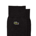 Black - Back - Lacoste Unisex Adult Marl Cotton Long Length Socks