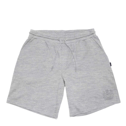 Grey - Front - Aquascutum Mens Fleece Plain Sweat Shorts