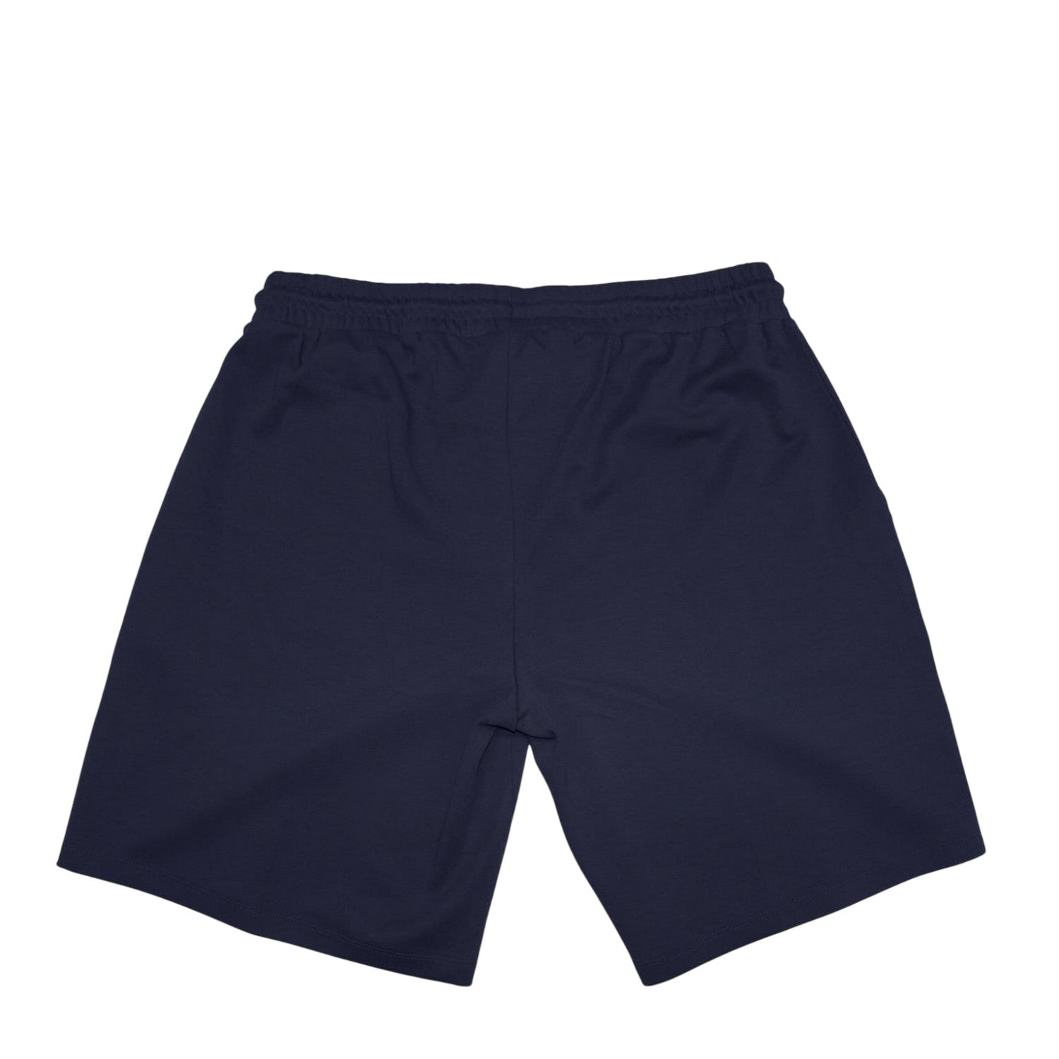Navy - Back - Aquascutum Mens Classic Logo Drawstring Waist Sweat Shorts