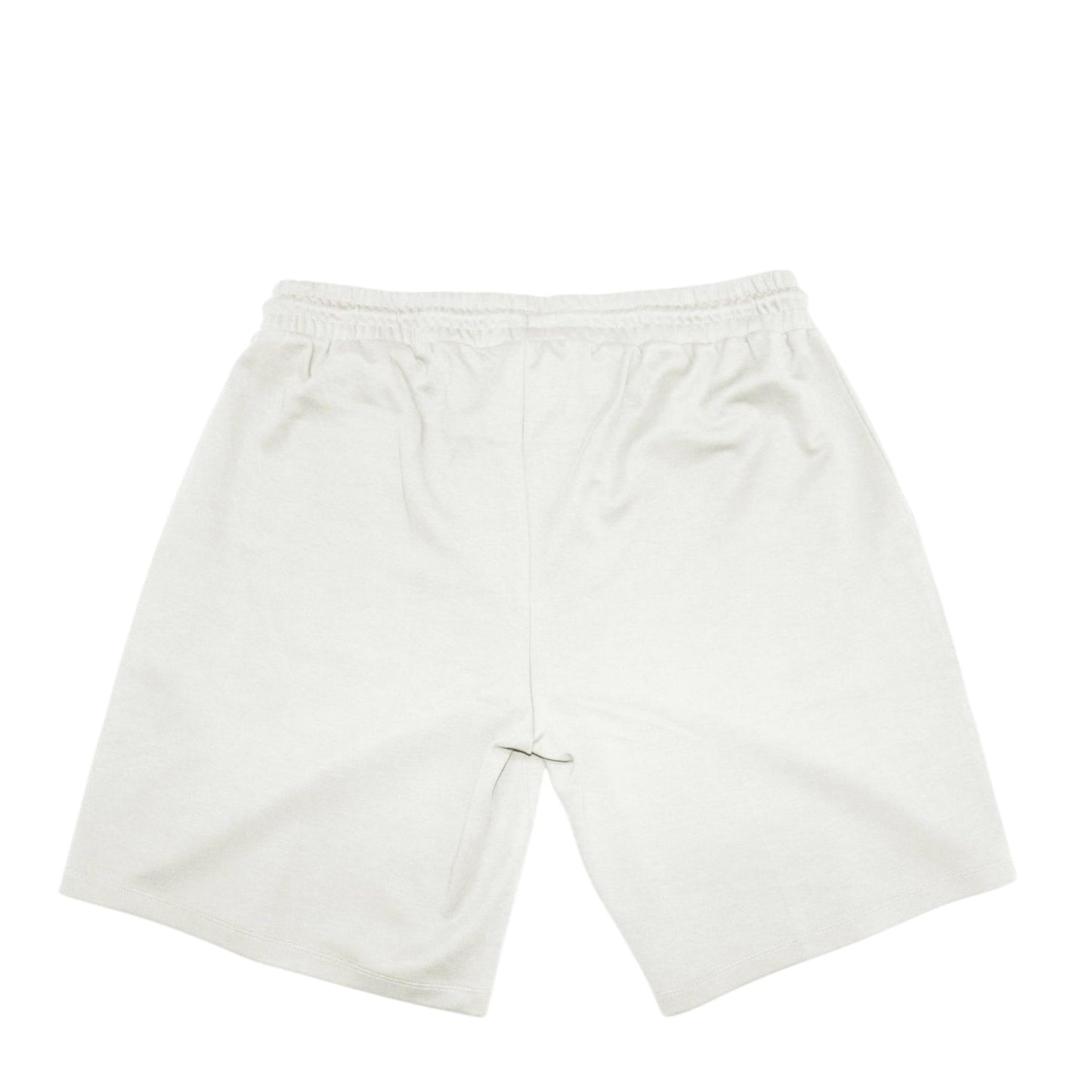 Beige - Back - Aquascutum Mens Fleece Logo Sweat Shorts