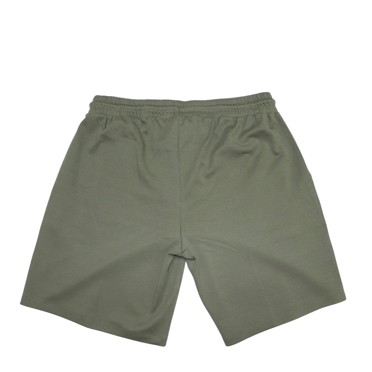 Military Green - Back - Aquascutum Mens Fleece Logo Sweat Shorts