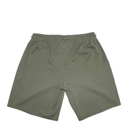 Military Green - Back - Aquascutum Mens Fleece Logo Sweat Shorts