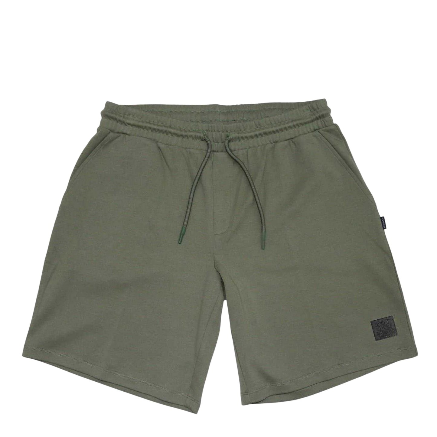 Military Green - Front - Aquascutum Mens Fleece Shorts