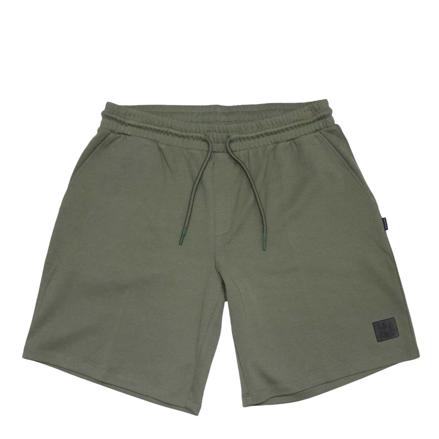 Military Green - Front - Aquascutum Mens Fleece Shorts
