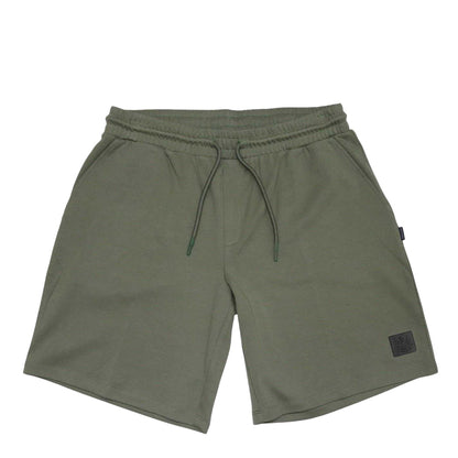 Military Green - Front - Aquascutum Mens Fleece Shorts