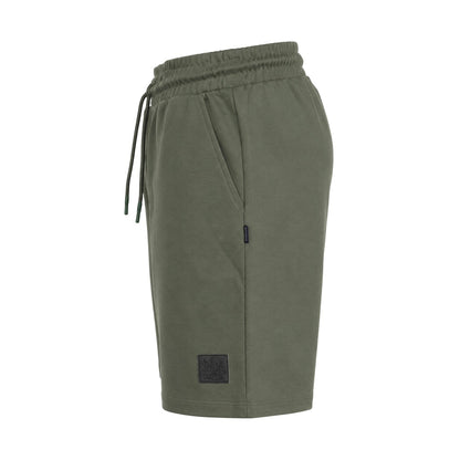 Military Green - Side - Aquascutum Mens Fleece Shorts