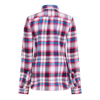 Red - Back - Musto Womens-Ladies Portland Shirt