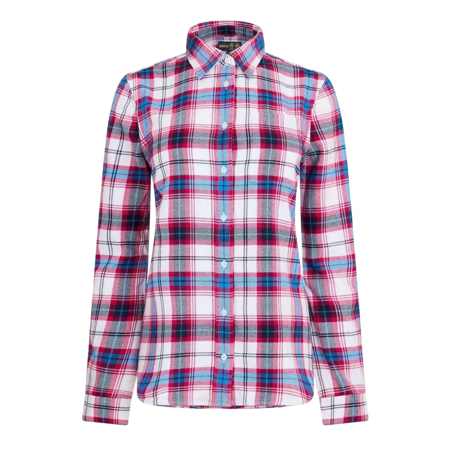 Red - Front - Musto Womens-Ladies Portland Shirt