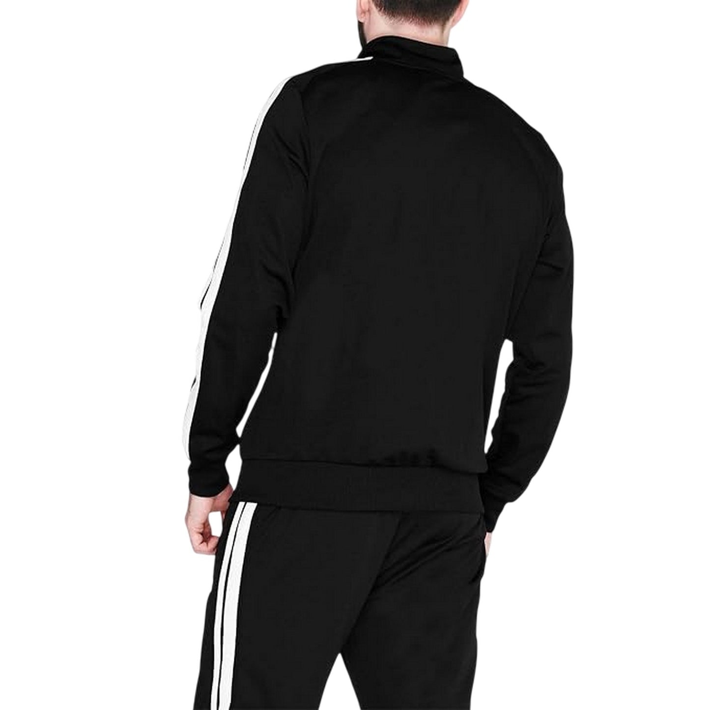 Black - Back - Adidas Mens Beckenbauer Tracksuit Top
