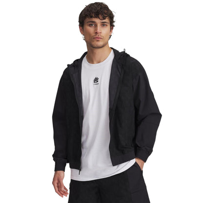 Black - Front - Under Armour Mens Curry Jacket
